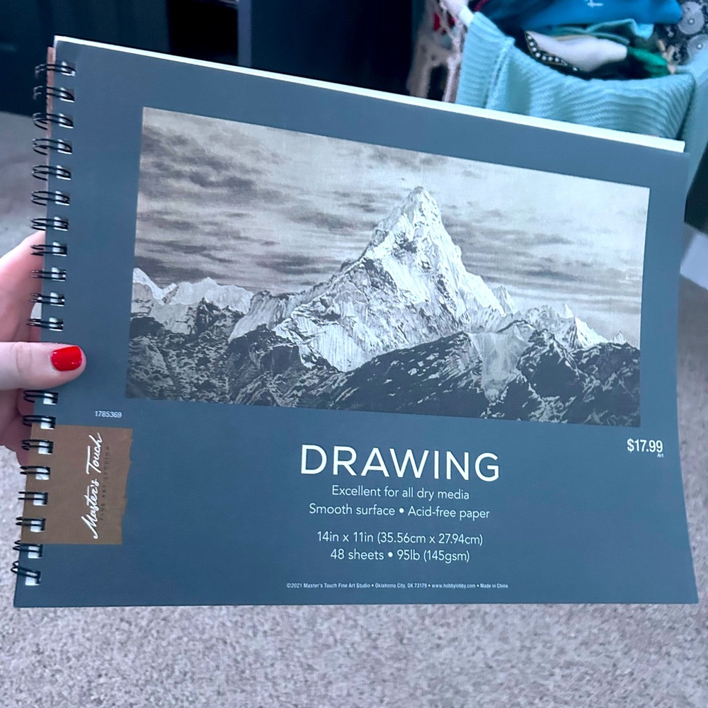 14in x 11in Large Master’s Touch Drawing Sketchbook